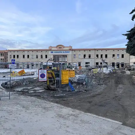 Budowa Rzeszowskiego Centrum Komunikacyjnego [październik 2023] - fot 26